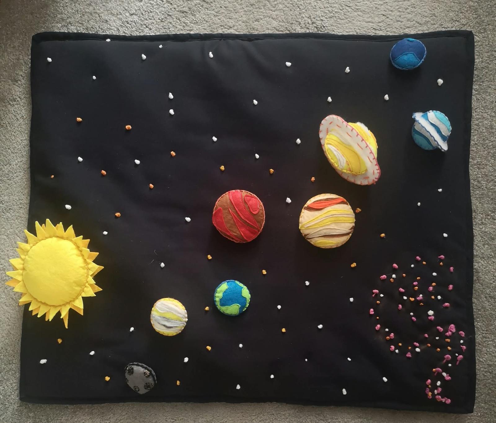 Handmade tactile educational story